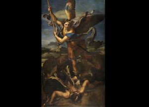 St Michel, peinture de Raphael © Wikimedia Commons / Domaine public