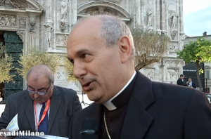 Mgr Gabriele Giordano Caccia, capture vidéo chiesadimilano.it