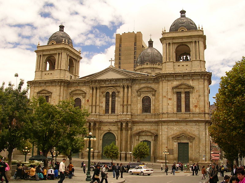 Cathédrale de La Paz, Bolivie © Wikimedia commons / Elemaki