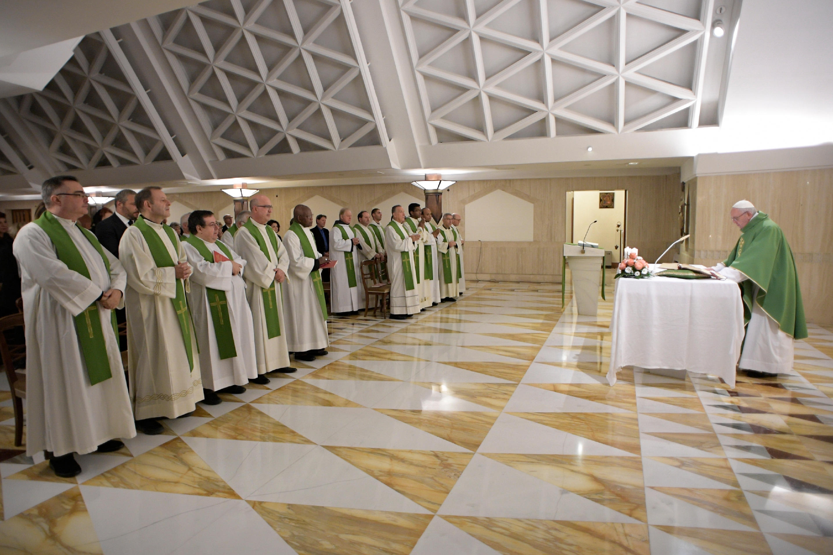 Messe du 20/10/2017 à Sainte-Marthe © L'Osservatore Romano