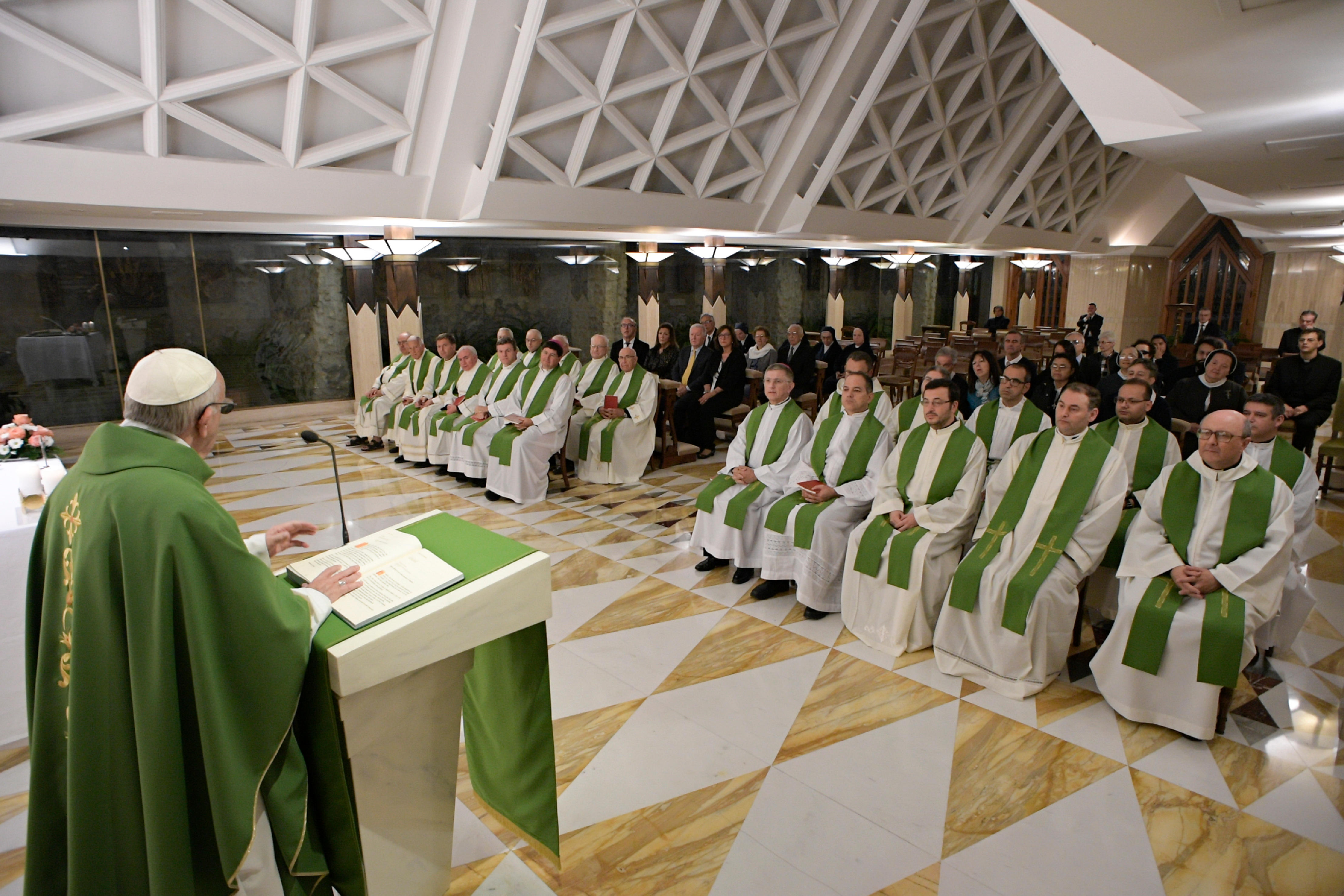 Messe du 19/10/2017 à Sainte-Marthe © L'Osservatore Romano