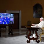 Astronautes de la Station spatiale internationale © L'Osservatore Romano