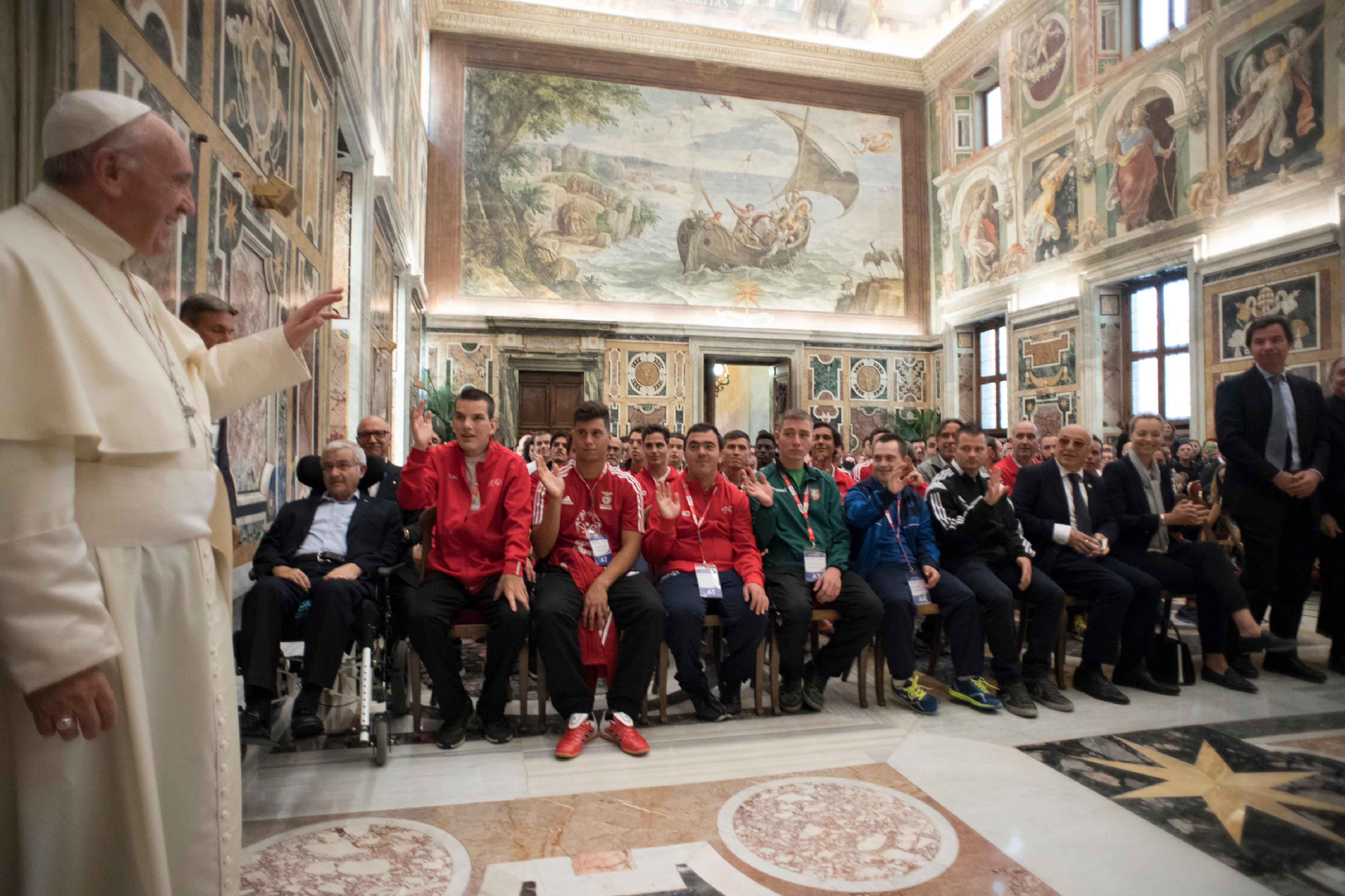 Audience au Special Olympics © L'Osservatore Romano