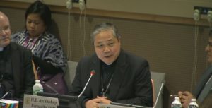 Mgr Auza, UN-TV capture