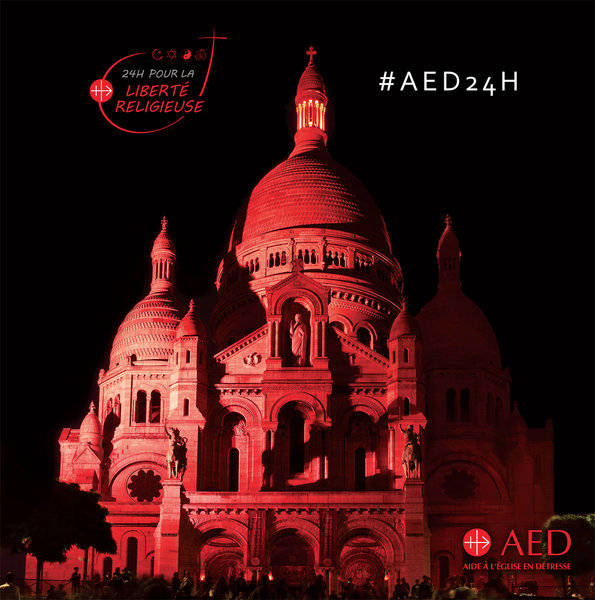 Montmartre en rouge pour la liberté religieuse @AED-France
