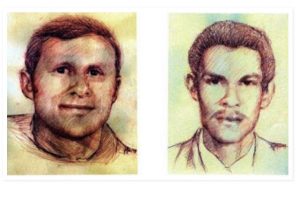 Le p. Marcello Maruzzo et Luis Obdulio Arroyo Navarro martyrs au Guatemala © calendariofrancescanosecolare.blogspot.fr