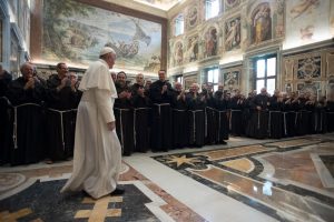 Audience à 400 franciscains 23/11/1017 © L'Osservatore Romano