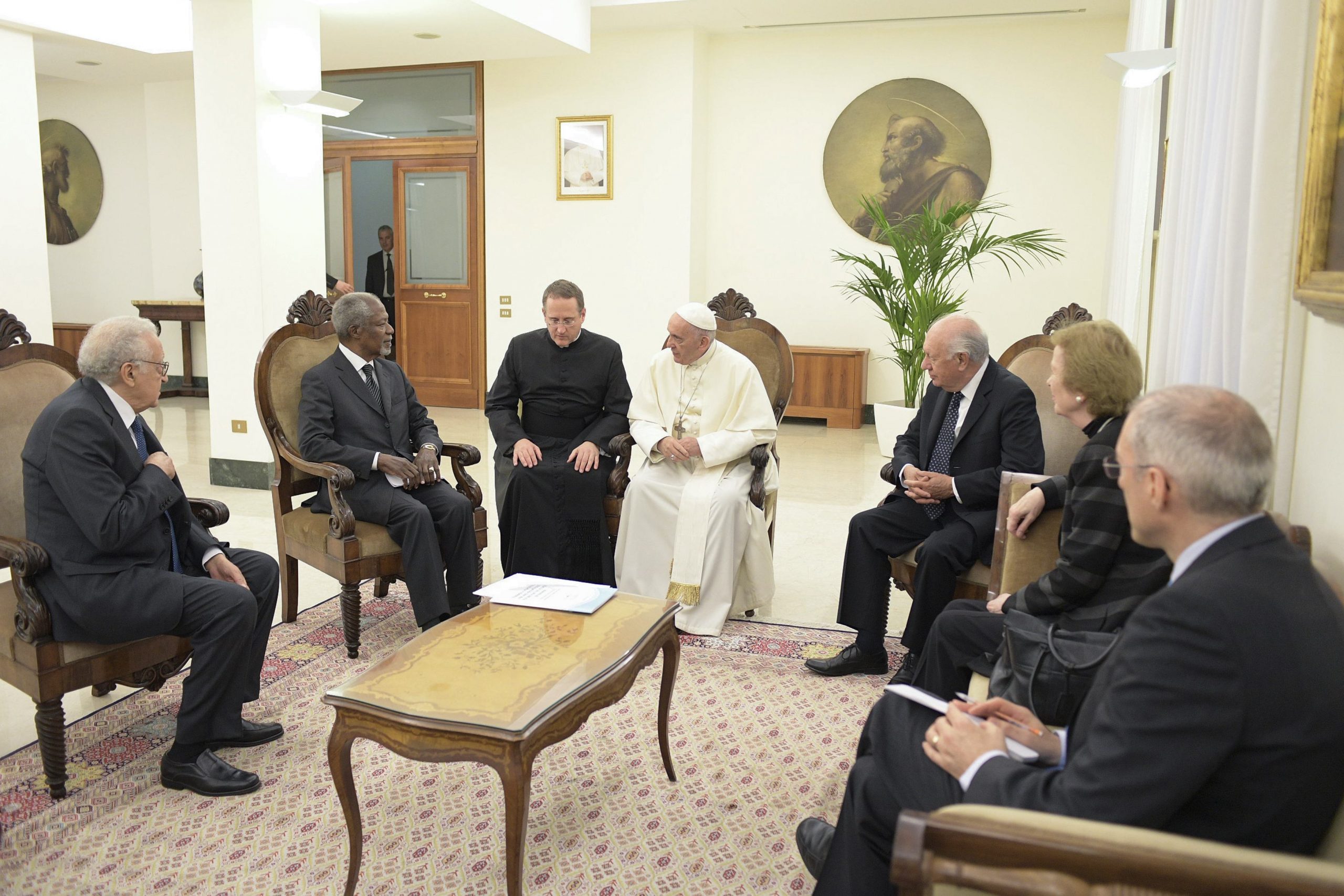Kofi Annan & The Elders 06/11/2017 © L'Osservatore Romano
