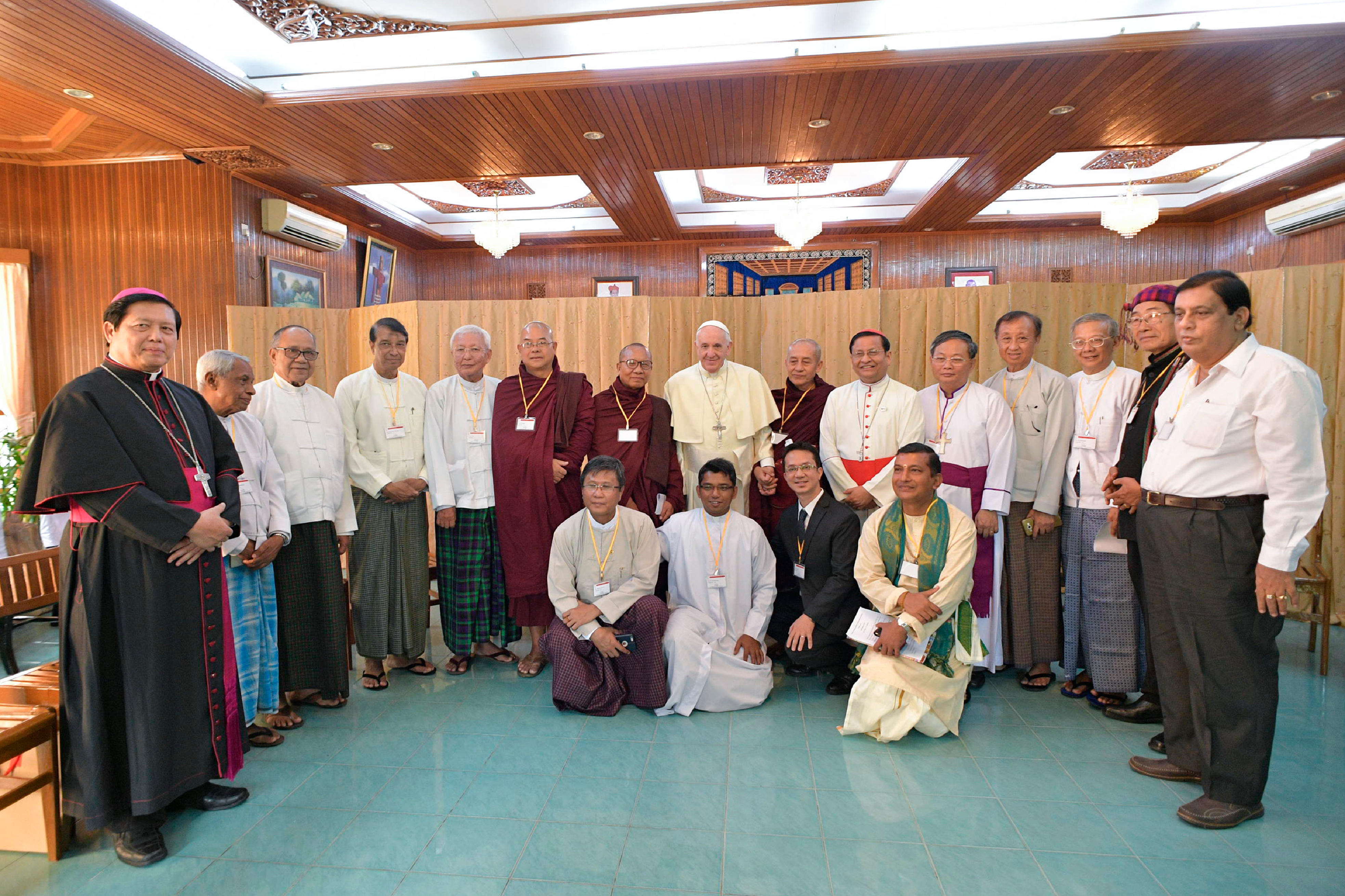 Responsables religieux du Myanmar © L'Osservatore Romano