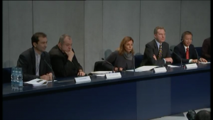 Présentation de l'Exposition sino-vaticane, capture CTV 21/11/2017