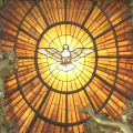 Colombe de Esprit Saint, gloire du Bernin, Saint-Pierre de Rome, capture CTV
