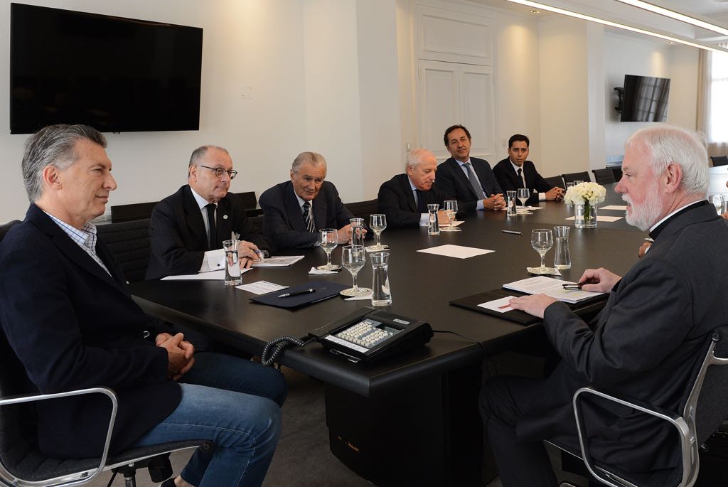 Rencontre avec le président argentin Macri © L'Osservatore Romano