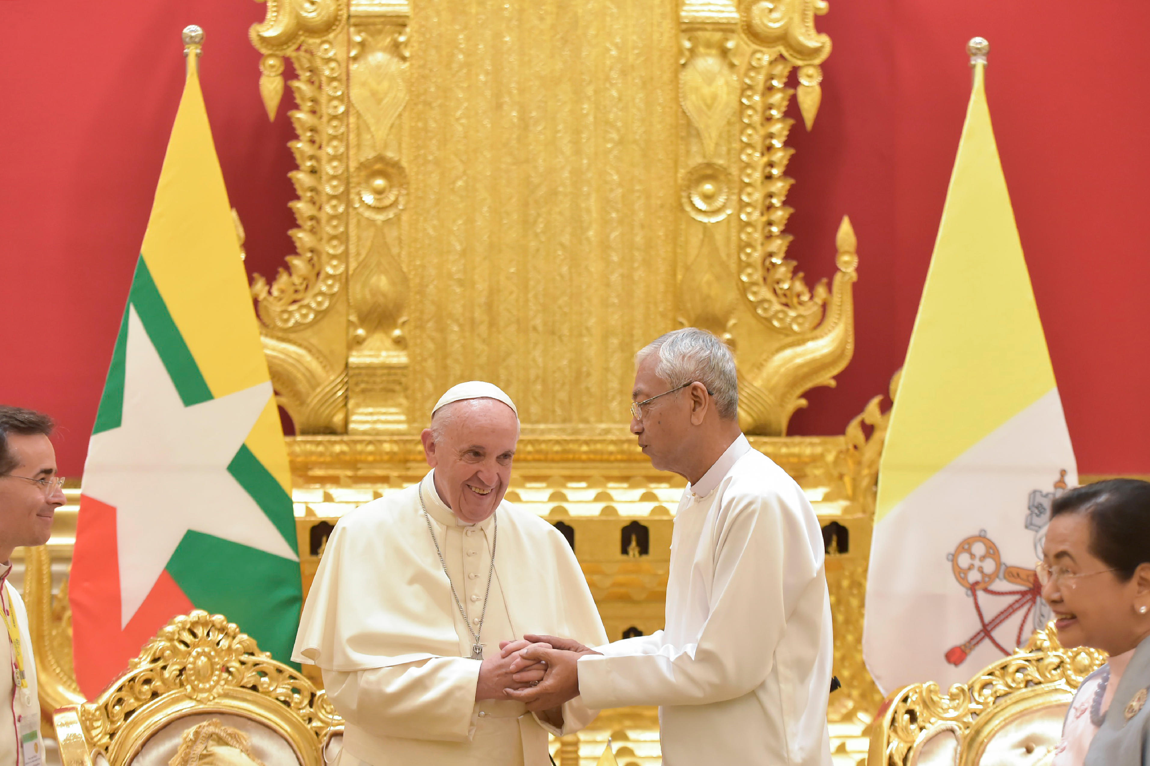 Visite au président du Myanmar, Htin Kyaw © L'Osservatore Romano