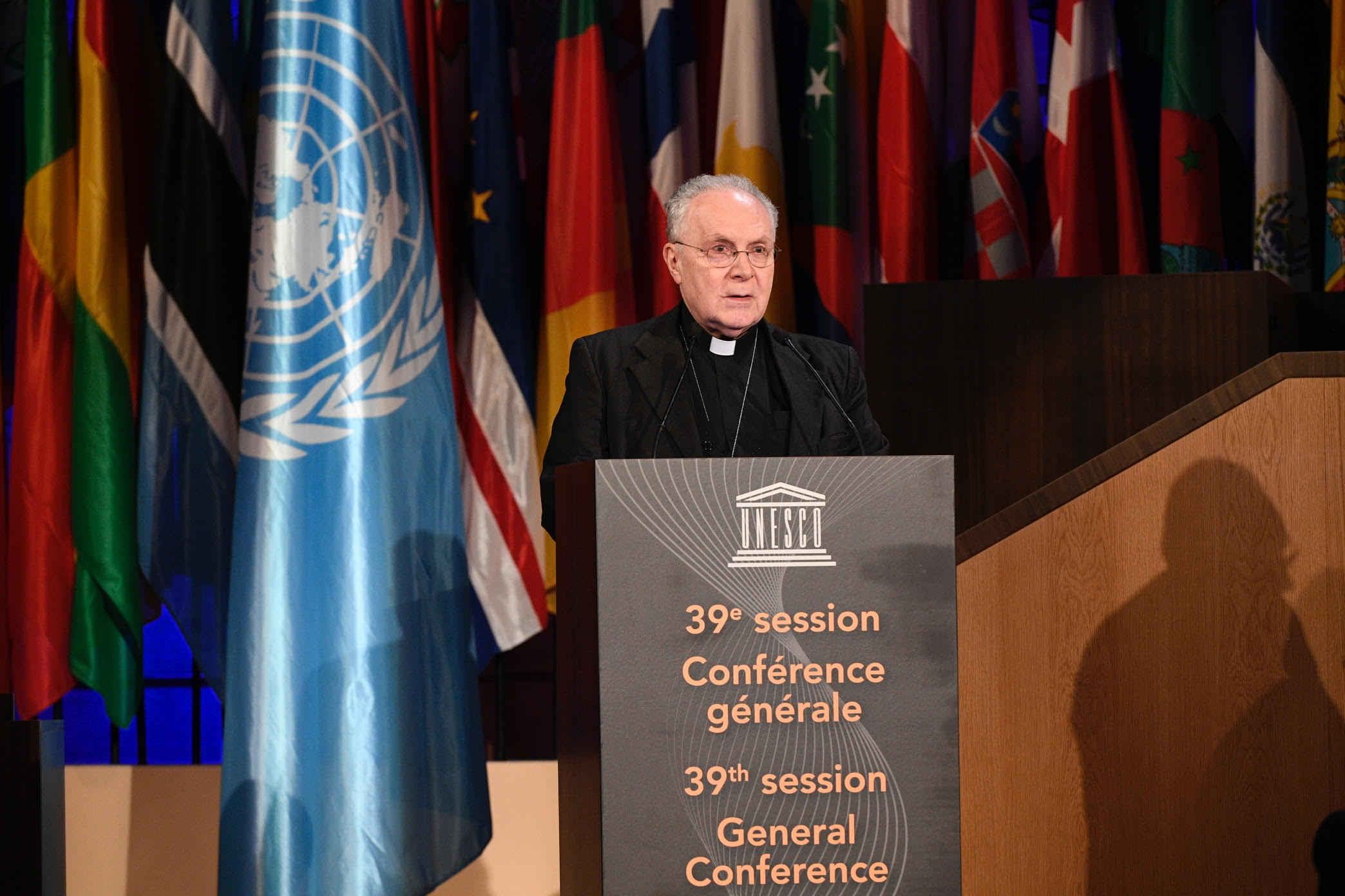 Mgr Francesco Follo 06/11/2017 @ Mission du Saint-Siège à l'UNESCO