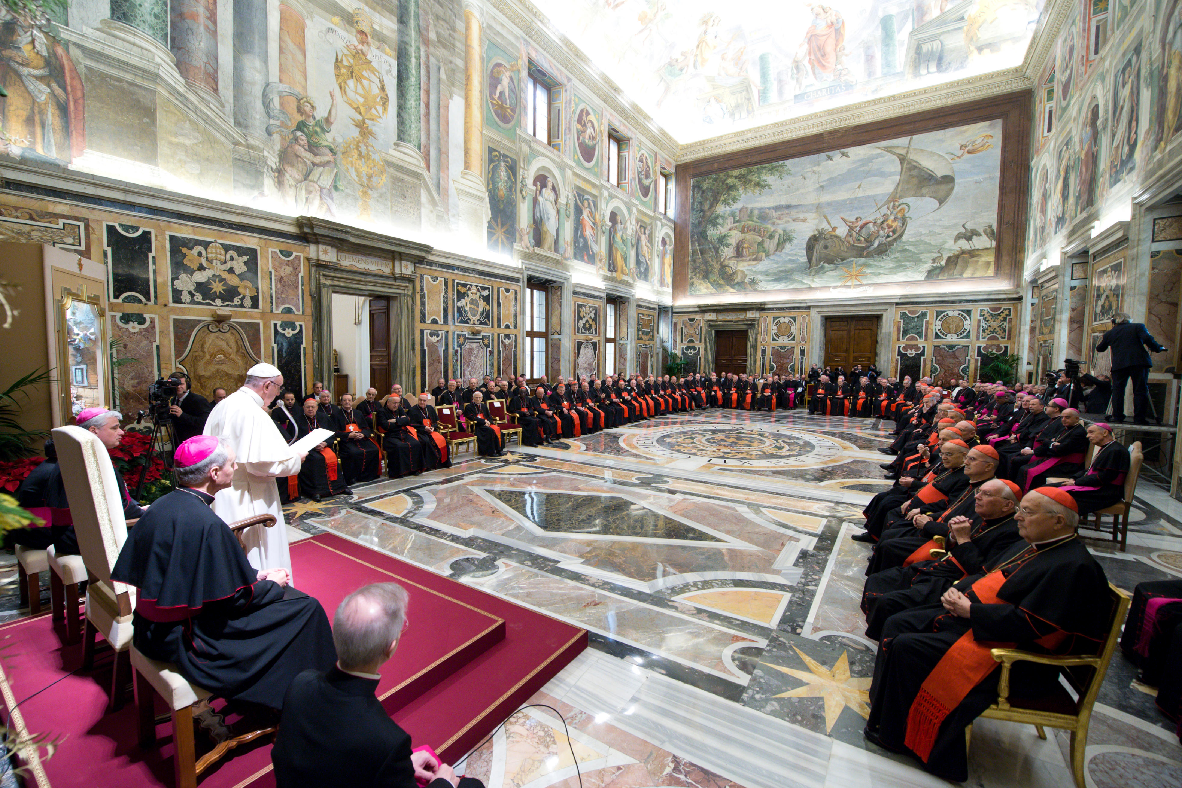 Voeux du pape à la curie © L'Osservatore Romano