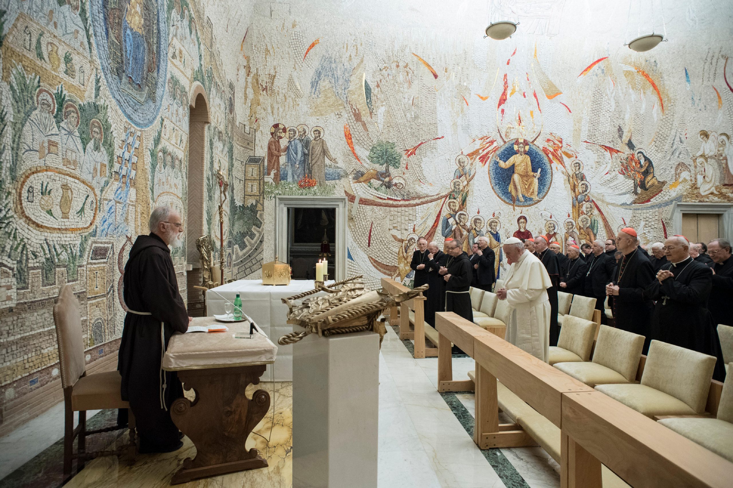 Prédication du p. Cantalamessa, Avent 2017 © L'Osservatore Romano