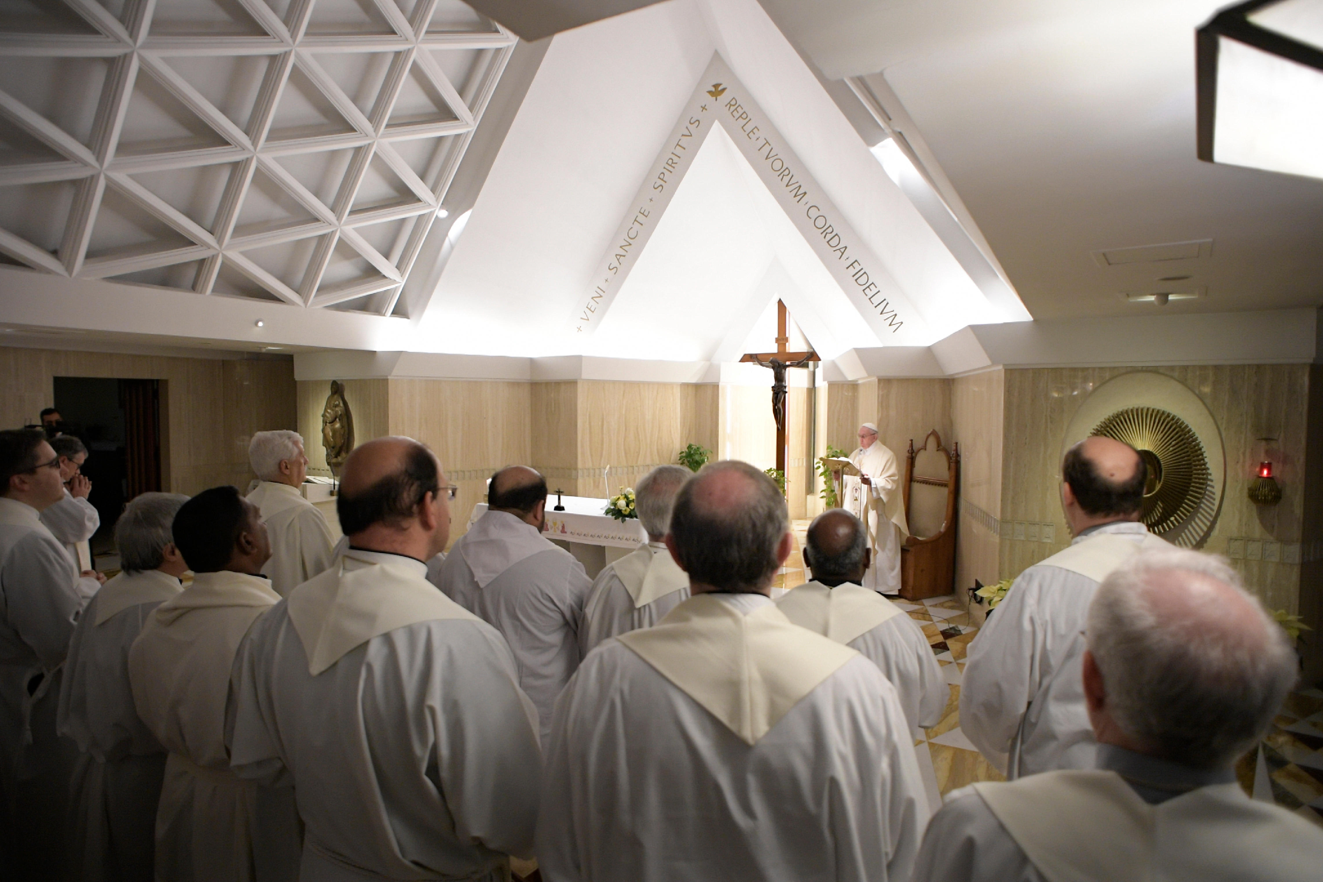Messe à Sainte-Marthe, 14/12/2017 © L'Osservatore Romano