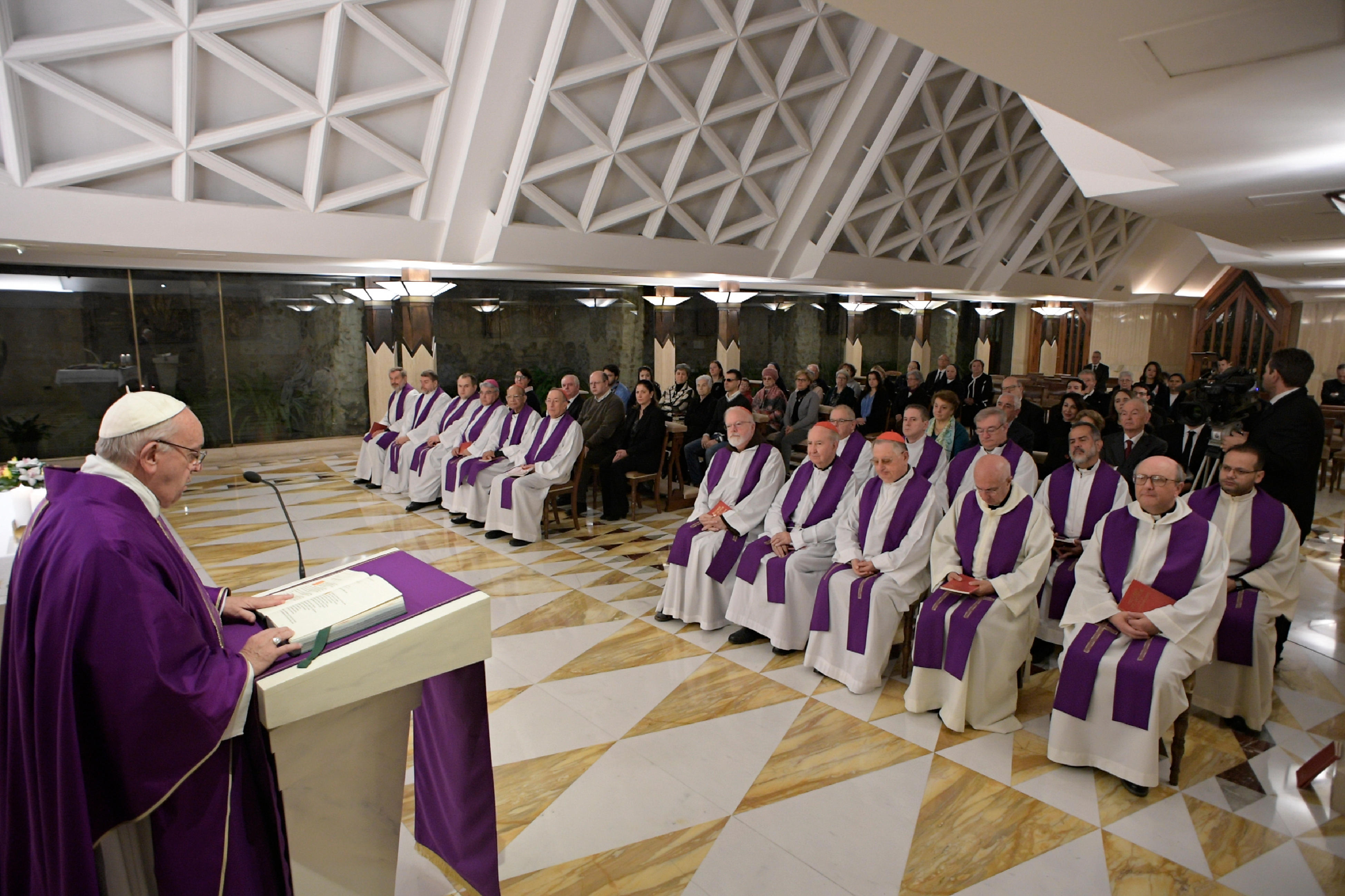 Messe à Sainte-Marthe 11/12/2017 © L'Osservatore Romano