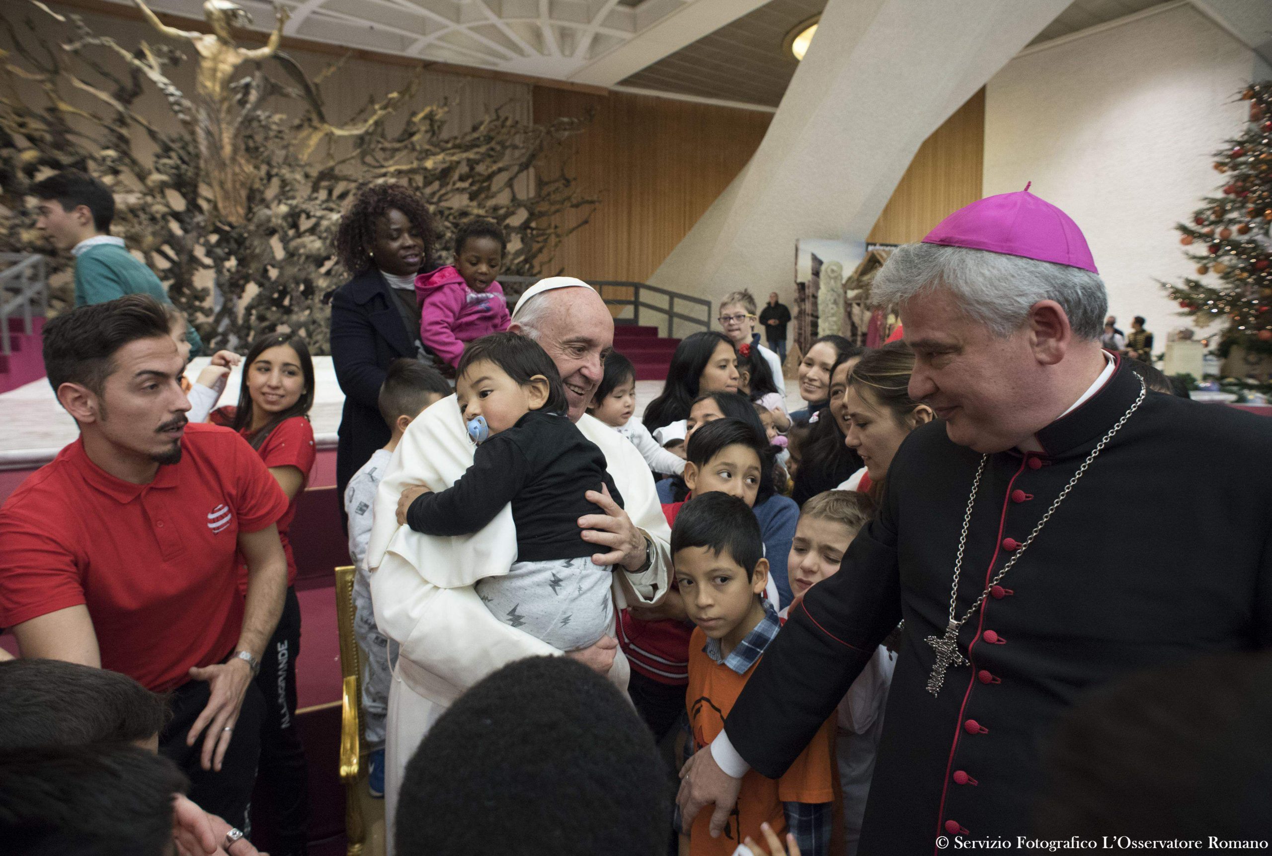 Enfants du Dispensaire Sainte-Marthe © L'Osservatore Romano