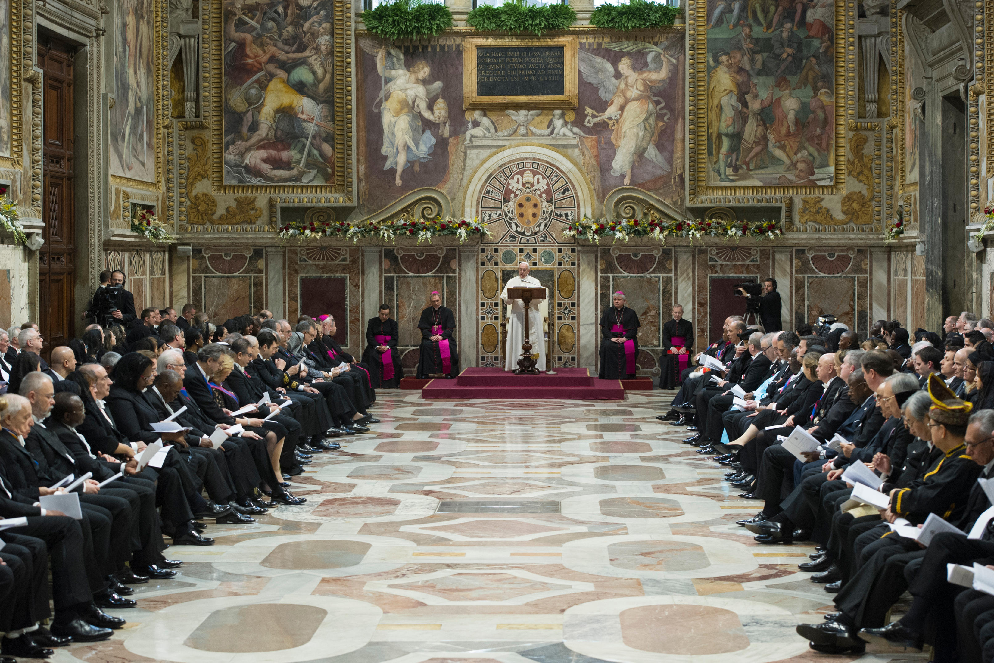 Voeux au Corps diplomatique © Vatican Media