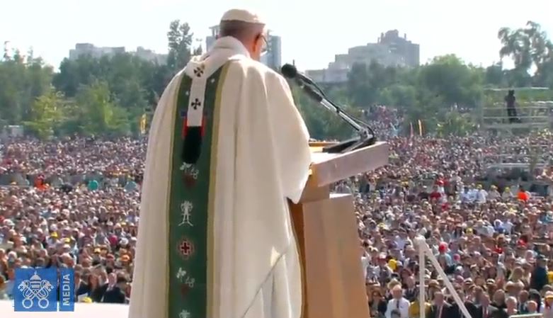 Messe au Parque O'Higgins, capture Vatican Media