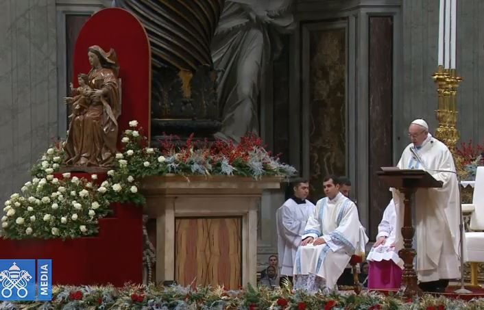 Messe du 1/01/2018 © Vatican Media