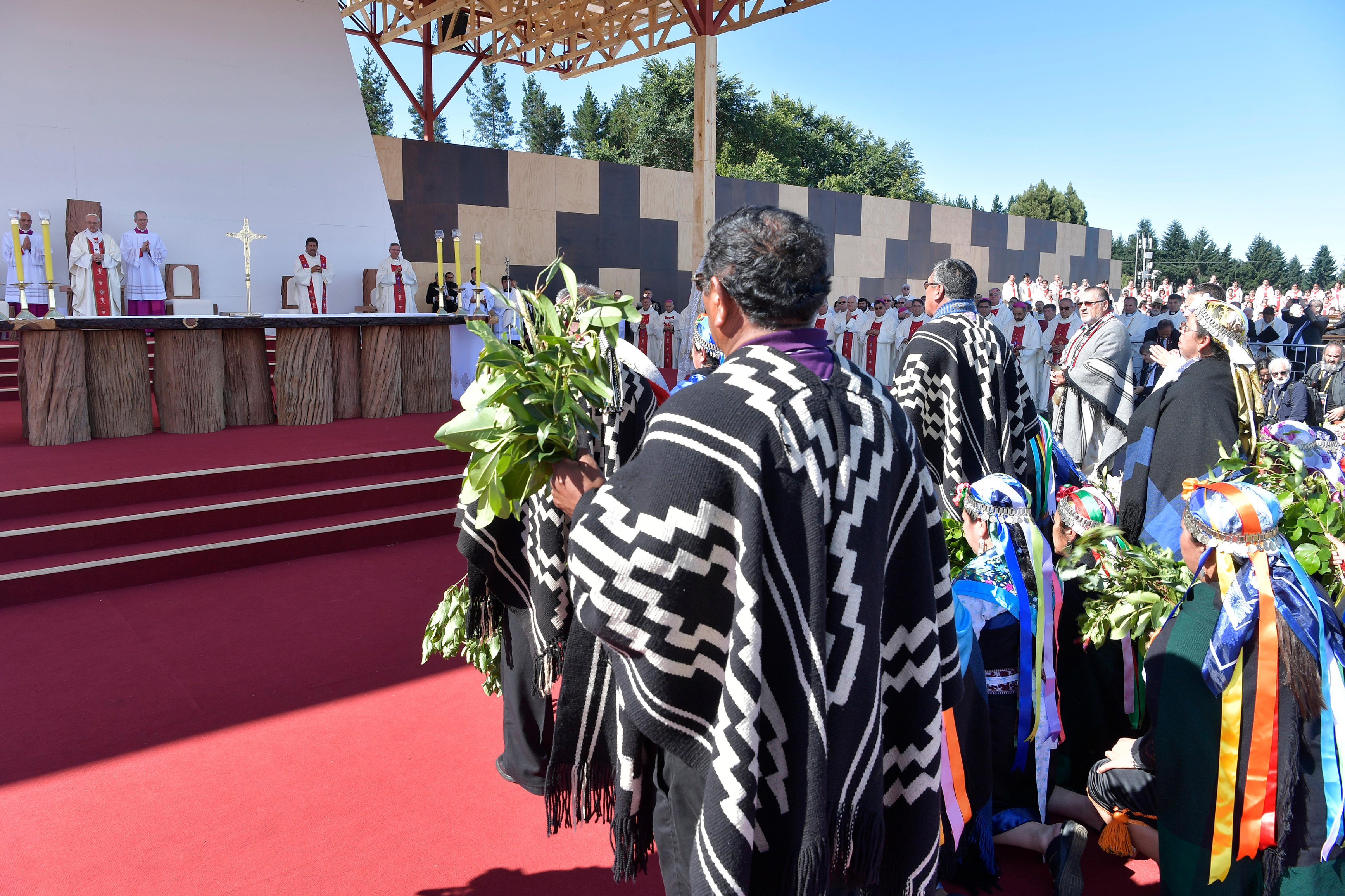 Messe à l'aérodrome de Maquehue, Temuco, Chili © Vatican Media