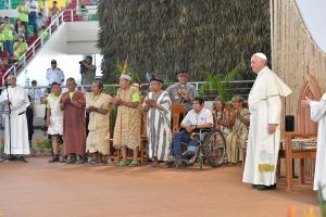 Rencontre avec les Indiens d'Amazonie au Pérou © Vatican Media
