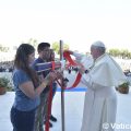 Rencontre avec les jeunes à Maipu (Santiago, Chili) © Vatican Media