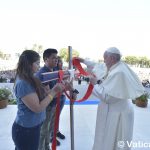 Rencontre avec les jeunes à Maipu (Santiago, Chili) © Vatican Media