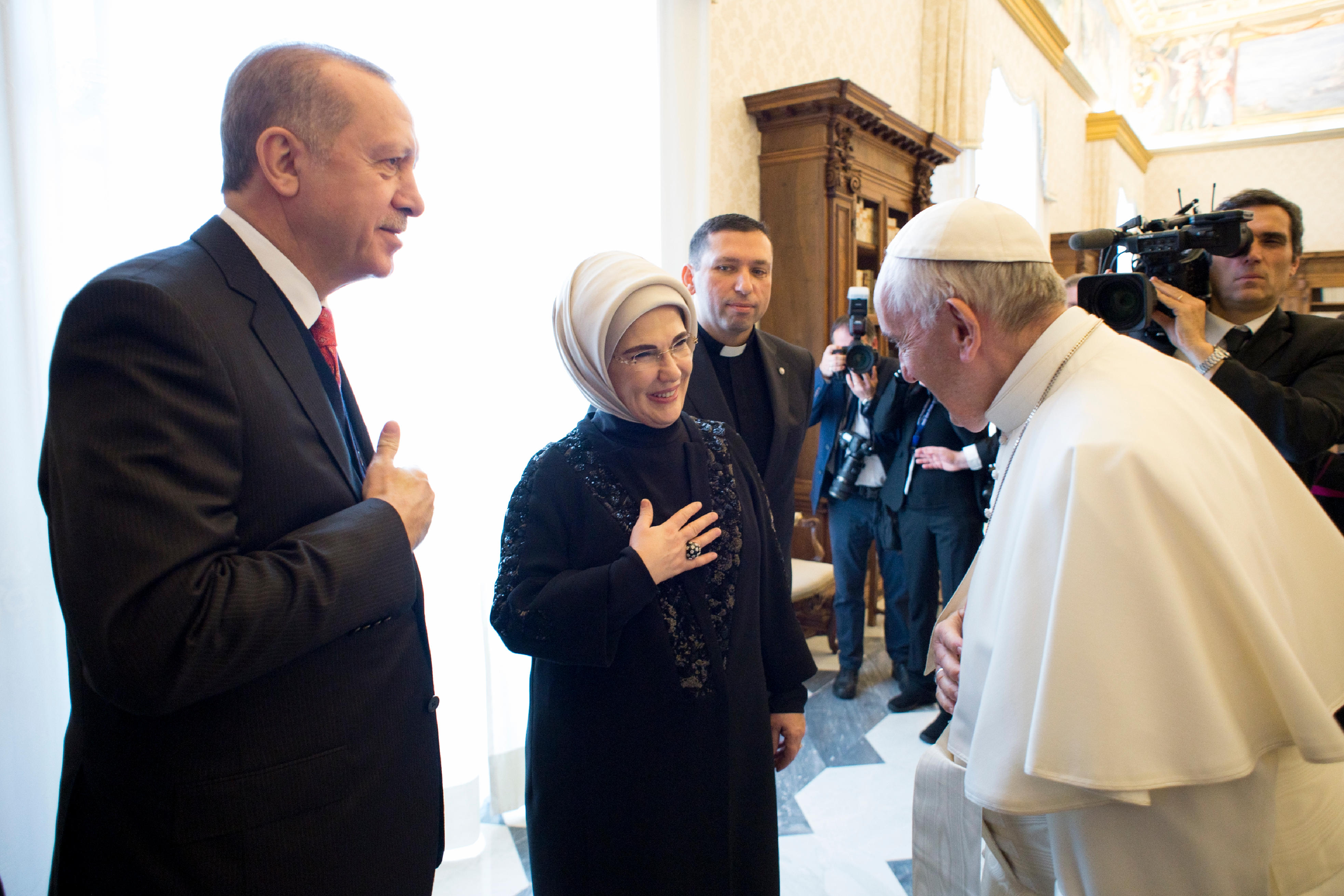 Visite du président Erdogan 05/02/2018 © Vatican Media