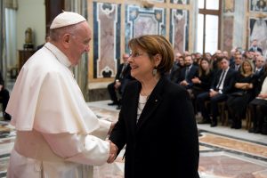 Audience avec la Poste italienne © Vatican Media