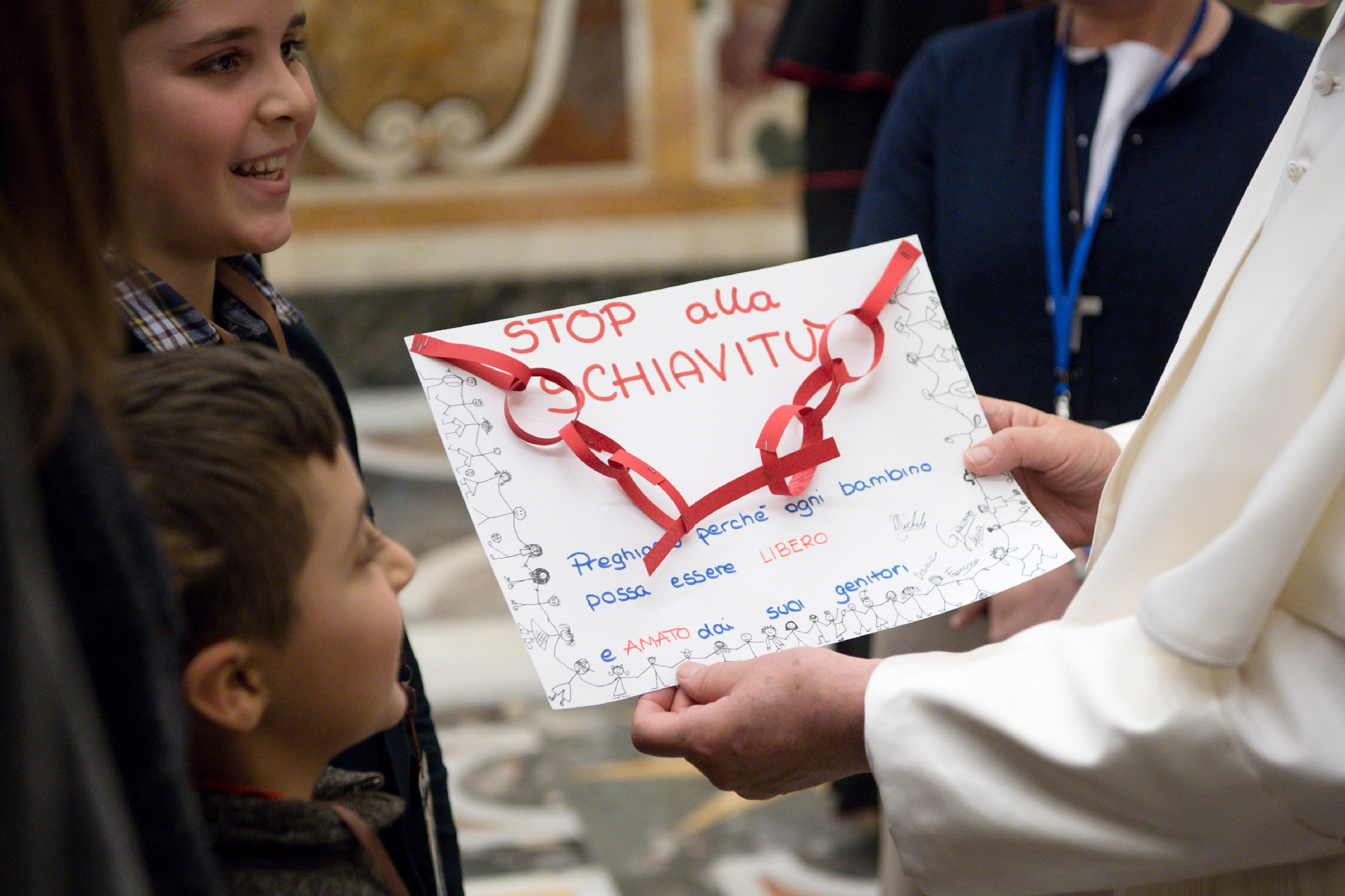 Journée contre la traite, le trafic © Vatican Media