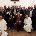 Michaël Lonsdale et la Diaconie de la beauté, 18/02/ 2018 © Anne Facérias