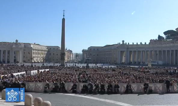 Audience générale du 14/03/2018, capture Vatican Media