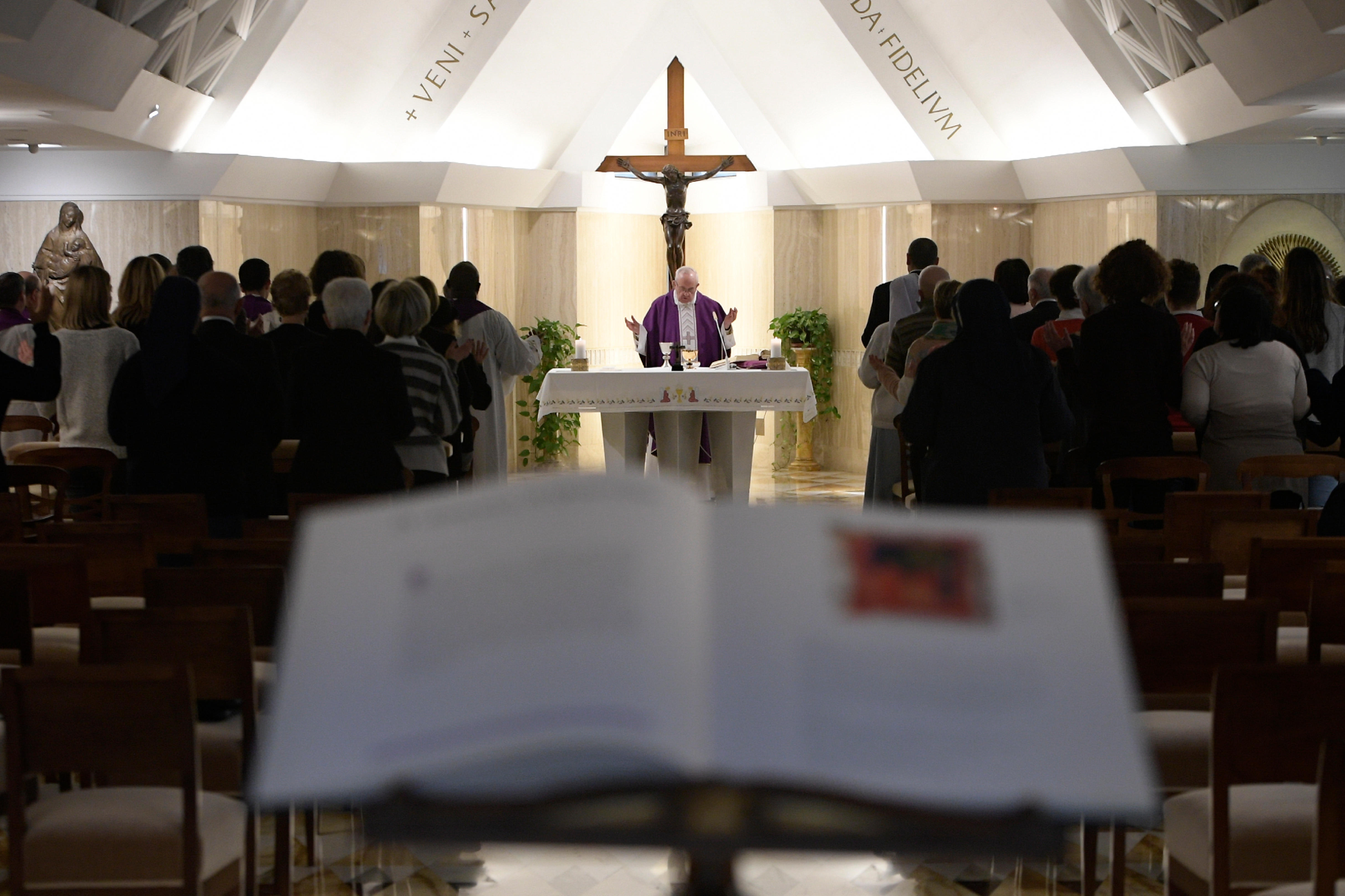 Messe à Sainte-Marthe © Vatican Media