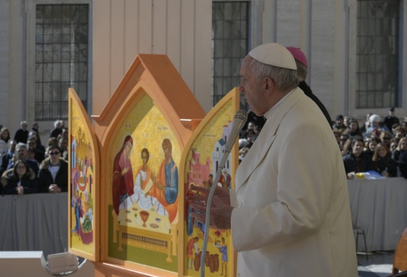 Icône de la Sainte Famille pour la Rencontre de Dublin © Vatican Media