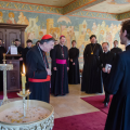 Cardinal Koch au Séminaire orthodoxe russe d’Épinay-sous-Sénart, France © seminaria.fr