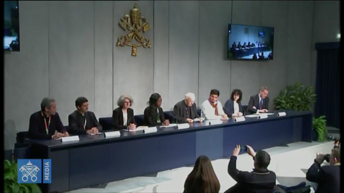 Présentation du document "pré-synodal" des jeunes, capture @ Vatican Media