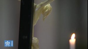 Croix, Célébration pénitentielle à Saint-Pierre, capture @ Vatican Media