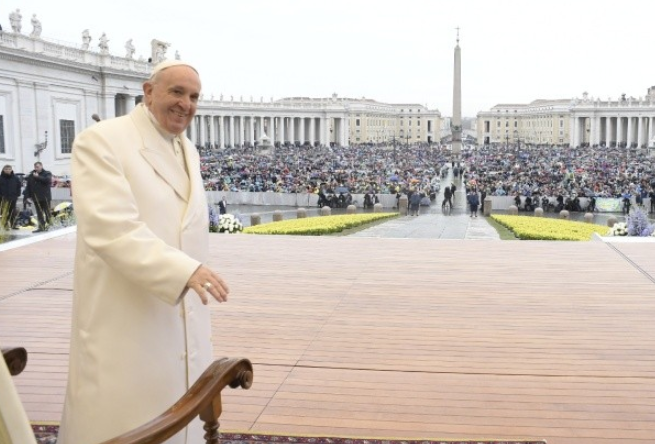 Audience générale du 4/04/2018 © Vatican Media