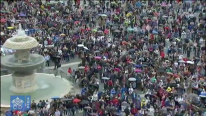 Regina Caeli 15/04/2018 capture @ Vatican Media