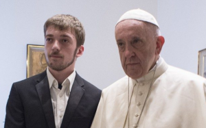 Thomas Evans, père d'Alfie © Vatican Media