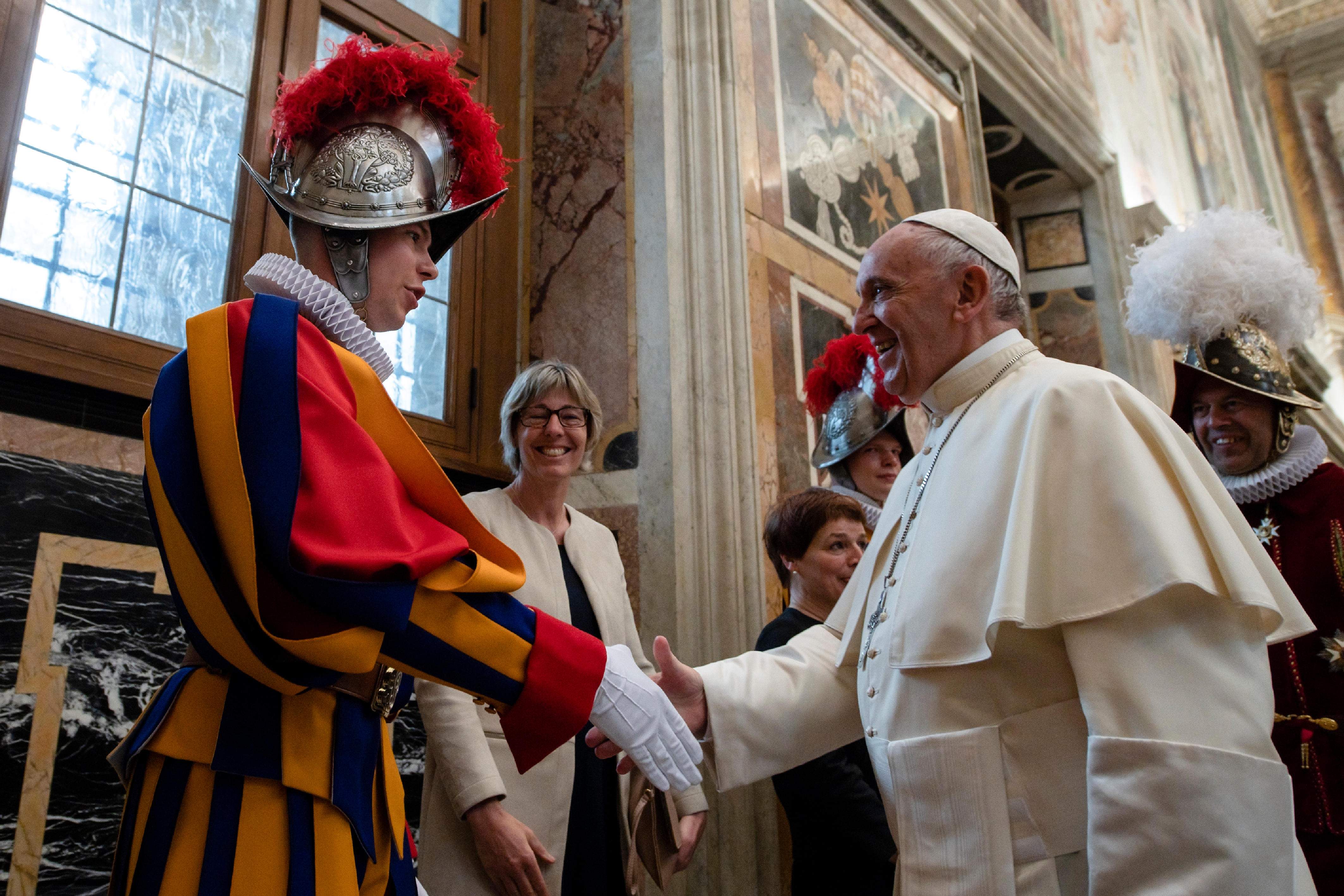 Gardes suisses © Vatican Media