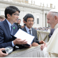 Le maire de Nagasaki, Tomihisa Taue 02/05/2018 © Vatican Media
