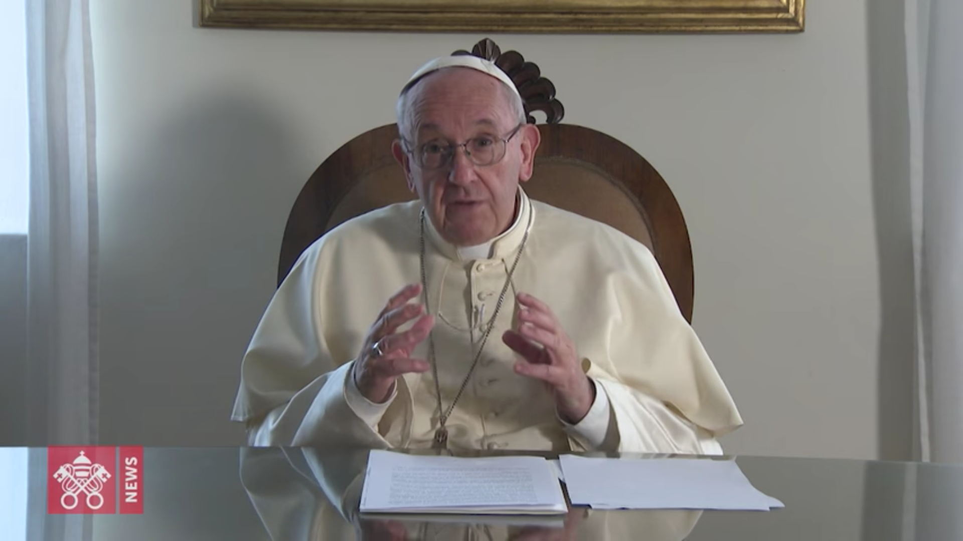 Message vidéo à la Jeunesse mariale 12/05/2018 @ Vatican Media
