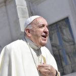Le pape rit, audience générale du 16 mai 2018 © Vatican Media