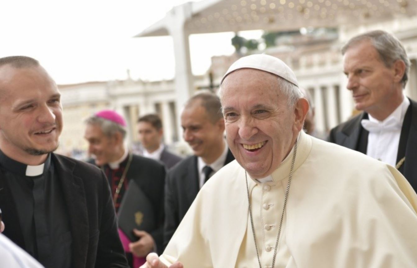 Le pape rit © Vatican Media