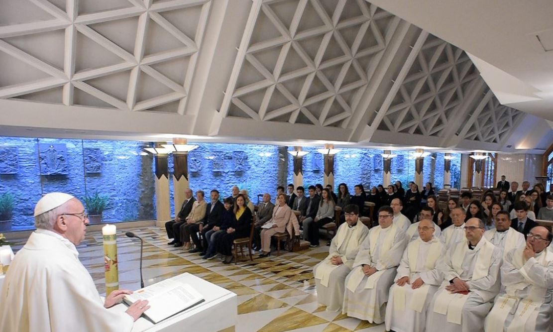 Messe à Sainte-Marthe du 17 mai 2018 © Vatican News