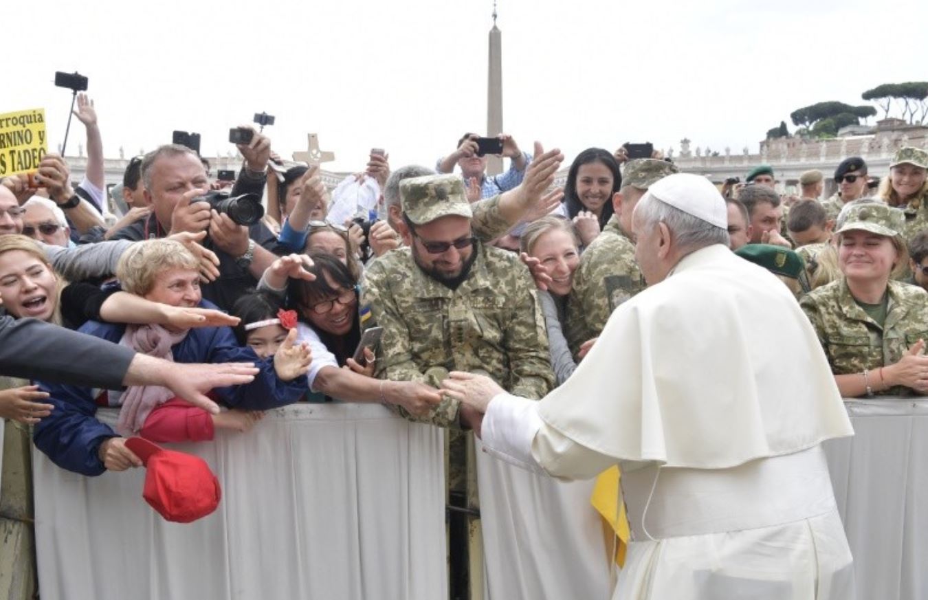 Militaires, audience générale © Vatican Media
